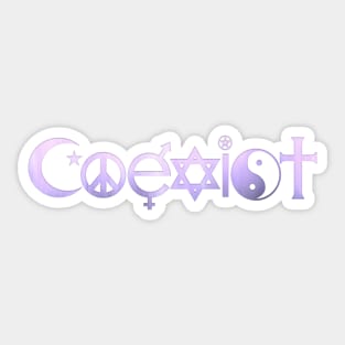 Coexist Sticker